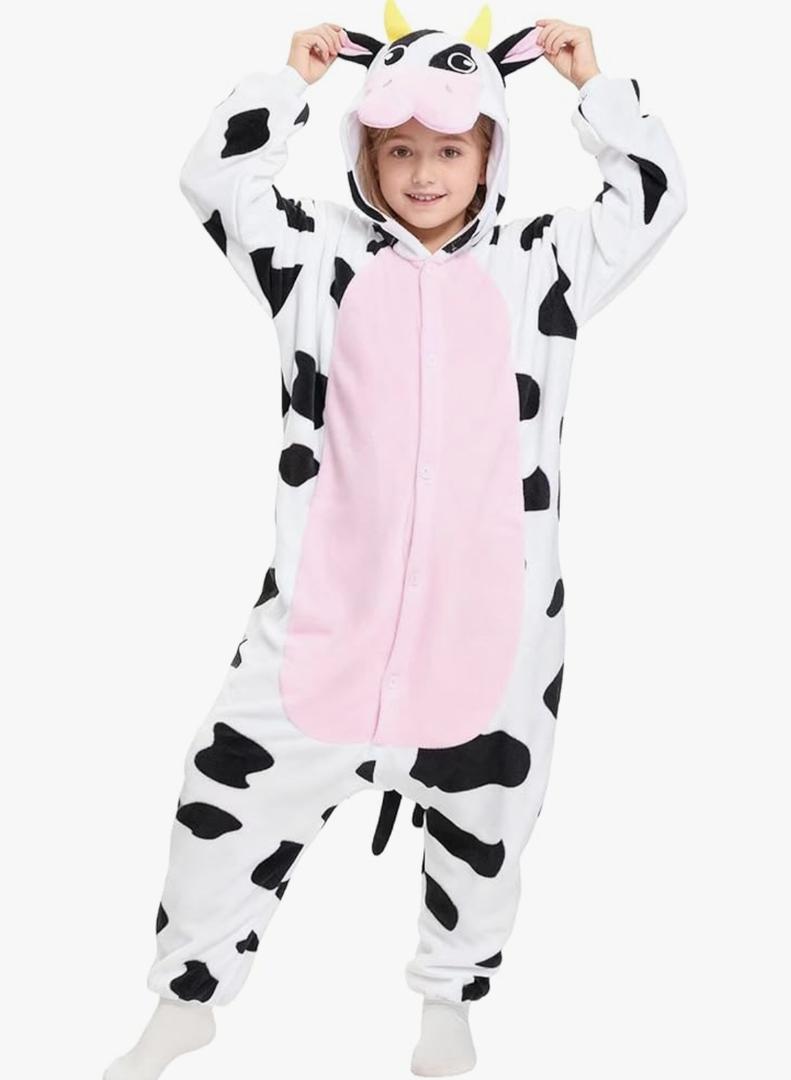 Animal Unisex Onesie Halloween Plush Costumes Sleeping Pajamas Size 160/84 S