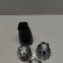 Matte Black Shower Trim Kit, 3 Piece Shower Knob and Tub Spout for Price/Pfister Verve Tub Faucet Handle, Include Four in One Adapter, for 1/2" Copper Pipe, 1/2" IPS and 3/4" IPS Threaded Connections