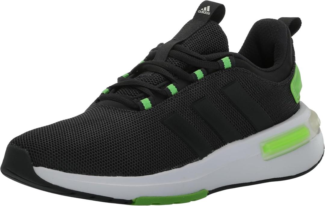Adidas Mens Racer Tr23 (11, Carbon/Carbon/Lucid Lime)