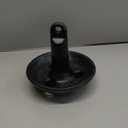 Attwood 9943B1 Solid Cast Iron 15-Pound Mushroom Boat Anchor, Black PVC-Coated Finish