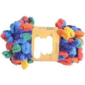 100g/Roll Hand Knitting Finger Loop Yarn Crochet Super Warm Puffy Circle Cotton Braided Rope Blanket Yarn (Color : 37)