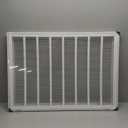 HVAC Premium 32" X 22" Steel Return Air Filter Grille for 1" Filter - Easy Plastic Tabs for Removable Face/Door - HVAC DUCT COVER - Flat Stamped Face - White [Outer Dimensions: 34 5/8"w X 24 5/8"h]