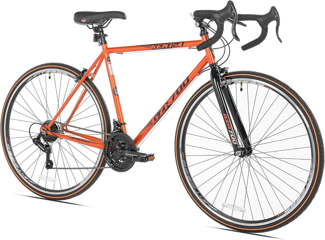 Kent GRZ700 Road Bike, 700c Men's, 21 Speed (Orange)