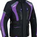 PROFIRST Children Motorbike Armored Jacket - Kids Motorcycle Waterproof Motocross Gear From Age 6-16 (US, Age, 12 Years, Purple)