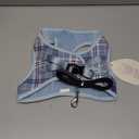 PINA No Pull Dog Harness and Leash Set - Breathable Mesh, Lightweight, Adjustable for Small to Medium Dogs - Easy On and Off, XL, Neck:17-21", Chest:22-24", Blue Plaid