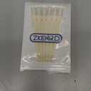 6 Pcs 2-in-1 Nasal Cutter, Upgrade Double Sided Nose Knife, 360 Nostril Hair Remover Tool, Trimmer for Men, Women, Soft Cleaning Brush (Cream)