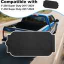4pcs Truck Bed Rail Caps, Plastic Bedrail Insert Plug Stake Pocket Covers for F-250/F-350 Super Duty 2017-2024 Accessories, Replacement for FL3Z99290D90AB (Black)