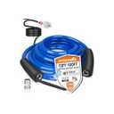 JDZKOMKE 25FT Heated Water Hose for RV,Heated Drinking Water Hose with Thermostat,Lead and BPA Free,1/2"Inner Diameter,Temperatures Down to -40°F Self-Regulating,Blue Appearance (25FT)