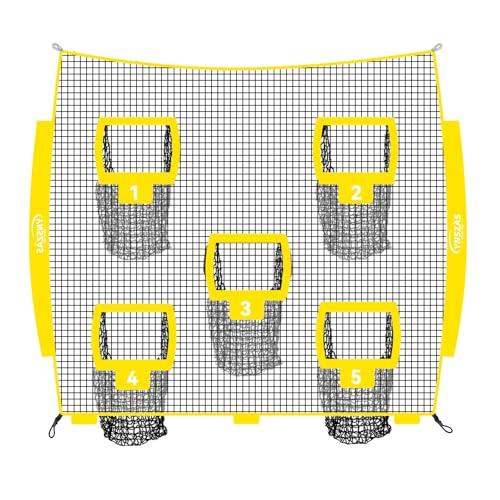 YNSZAS Football Throwing Target Net, 8ftx8ft, Portable Football Training Equipment Accessories (Only Net)