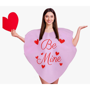 Xtinmee Red Heart Costume Adult Heart Costume cosplay for Anniversary Birthday Supplies Women Men