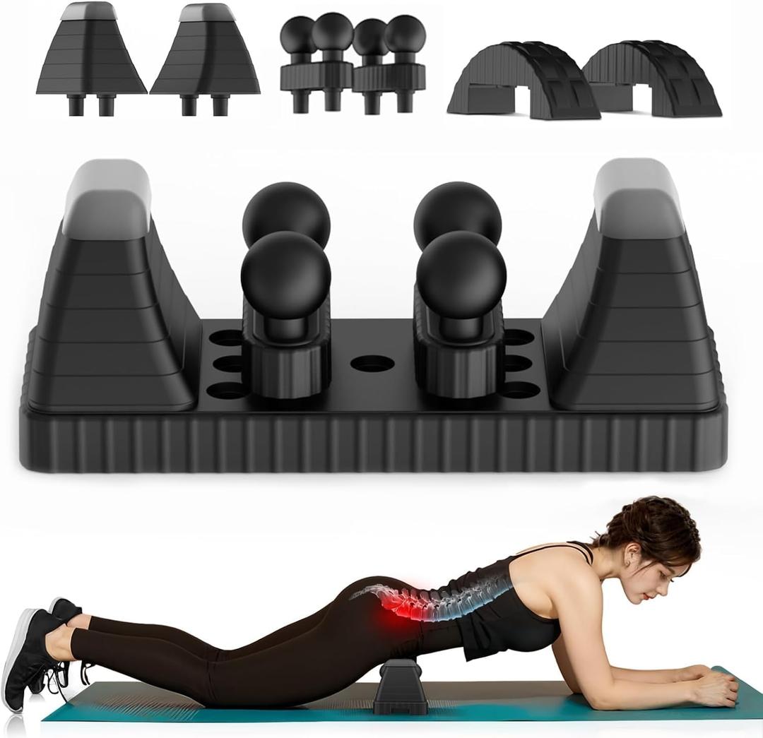 Psoas Release Tool & Hip Hook, Fully Adjustable Hip Flexor Release Tool for QL, Psoas, Back, Hamstring, Glute, Iliacus, and Neck Pain and Deep Tissue Relief, Gift for Women & Men (Dark Gray)