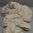 H.VERSAILTEX Sofa Cover 2 Piece T Cushion Armchair Slipcovers Thick Velvet Couch Cover Furniture Protector Stretch T Cushion Sofa Covers for 1 Cushion Couch with 1 Individual T Cushion Covers, Ivory