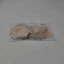 Sexy Code 1701 Strapless Front Closure Bra with Clear Strap Non-Slip Bandeau Seamless Non Padded Tube Top Bralette Beige S