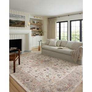 Loloi Odette Collection ODT-09 Ivory/Multi 7'-10" x 10' Area Rug