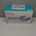 Nekteck Neck Massager for Pain Relief, Shiatsu Back Massager with Adjustable Heat and Arm Straps, Electric Deep Tissue 3D Kneading Massage Tools for Shoulder Muscle (Pale Grey)