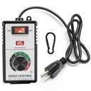 AC Motor Speed Controller 100V-120V 15A Max Variable Fan Speed Controller, Electronic Voltage Regulator for Electric Motors with Electronic Voltage Regulator & LED Display, and Overload Protection