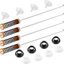Upgraded W11130359 MVWB765FW3 MVWB765FW1 Suspension Rod Kit Fit for Whirl-pool May-tag Ken-more Washer Parts MVWB766FW0 7MWTW7000EW1 WTW7040DW1, Replaces W10785954 W10821704 W10901060 by AMI PARTS
