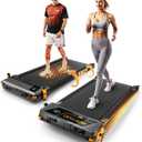 Walking Pad Treadmill, BestGod Incline Under Desk Treadmill 330lbs Capacity, 2.5HP Portable Treadmills for Home, Compact Treadmills Mini Walking Pad, Running Machine with Remote Control