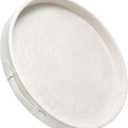 Round Ottoman Tray 20 inch White for Coffee Table