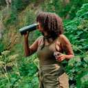 Hydro Flask Water Bottle - Insulated Stainless Steel - Wide Mouth Flex Lid, Non Spill, Leakproof and Refillable in 32 Oz Fossil Brown