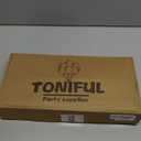 TONIFUL 4 Set Black Gold Balloon Centerpieces for Table,Balloon Stand Kit for Black Gold Party Decor 40th 50th 60th 70th Birthday Decorations Anniversary Graduation Decorations 2026 New Year Eve