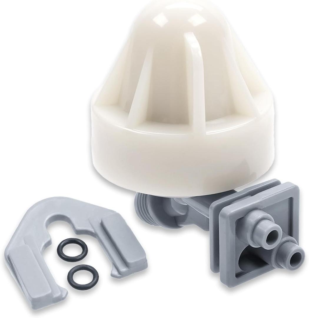 Water Softener nozzle and venturi assembly 7187065 Compatible with Kenmore GE Whirlpool North Star Ecowater Ecopure Morton Water Softener Parts Replace# 7253808 7165704 7214969 WS15X10027