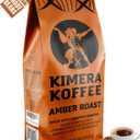 Kimera Koffee - Organic Honey Processed Light Roast Ground Coffee | Amber Blend | Infused with Brain Vitamins |Taurine, Alpha GPC, DMAE, and L-theanine | Enhance Cognitive Stamina | Optimize Focus & Concentration | Enhance Athletic Performance | 12oz (EXP 02/07/26)
