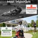 Dirt Bike Training Wheels 4PR Compatible with Razor MX500 MX125 MX400 MX350 MX650 SX500 & PW50 CRF50 XR50 TTR50 PW80, CT100U CC100X CT200U, Adjustable Height, Fit for Universal