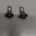 SEALIGHT H7 Fog Bulb 40000LM Super Brigh, 6500K Cool White with Cooling Fan, 1:1 Mini Size Light Bulbs, Plug-N-Play, Pack of 2