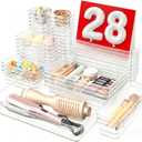 A-LuGei XL Size Only Us Drawer Organizer, Makeup organizer, Holds 177 Items Bathroom Organizers and Storage, Organization and Storage, Desk Drawer Organizer for Bathroom Vanity