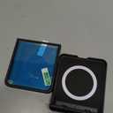 Magnetic for Samsung Galaxy Z Flip 7 Case [Hinge ProtectionKickstand][Compatible with MagSafe][Built-in Screen Protector] Full-Body Military Protection Phone Case for Samsung Z Flip 7 Black