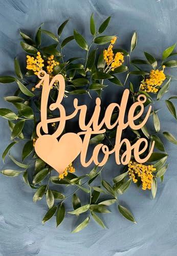 Bride to Be Chair Sign,Bridal Shower Chair Sign for Bachelorette Engagement Wedding Bridal Shower Party Supplies