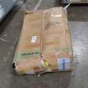 VECELO Small Bar Table and Chairs Tall Kitchen Breakfast Nook with Stools/Dining Set for 2, Storage Shelves, Space-Saving, Retro