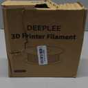 DEEPLEE PLA PRO Filament 1.75mm, Stronger Toughness 3D Printer Filament, PLA Filament Dimensional Accuracy +/- 0.02 mm, Neatly Wound, Fits Most FDM 3D Printer, 1KG White