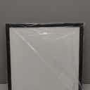 Poster Palooza 17x17 Frame Black Solid Wood Picture Frame | 0.75 Inch Moulding Width | Includes UV Acrylic Plexiglass, Foam Board Backing & Hanging Hardware