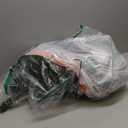 Set of 2 18 Inch Lighted Outdoor Christmas Tree with Remote, Timer, Multi-Color Lights, Battery Operated Pre-lit Frosted Pathway Artificial Urn Filler, Christmas Porch Decorations for Home Porch Yard