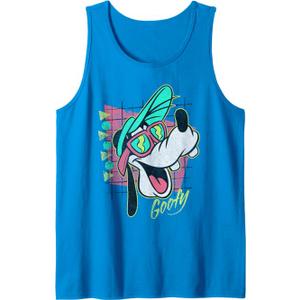Disney - Goofy Graphic Tank Top, Color: Sapphire Blue, Men, Small