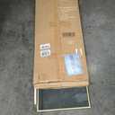 DUMOS 47"x14" Full Length Door Mirror, Arched Full Body Mirror, Gold