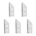 Coitak 5 Pieces Replacement Blades for Tile Grout Saw Angled Grout Saw Tile Cleaning