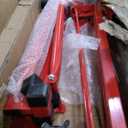 16 ft Drywall Lift, Sheetrock Lift Drywall Lift, 150 LBS Capacity Drywall Lift Panel Hoist with 360 Adjustable Telescopic Arm & 3 Lockable Wheels, Red