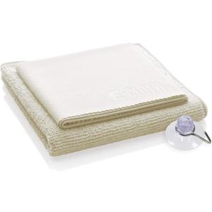 E-Cloth Microfiber Cloth Shower Cleaning Kit - Reusable Microfiber Cleaning Cloths, Glass Cleaner for Showers and Bathrooms, Set with Shower Rag, Glass Polishing Cloth, Hook - 1 Pack