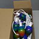 Enhon 2 Pack Easter Egg String Lights, 10.5FT Multi-Color Pastel LED Egg Lights, End-to-End Connectable String Light for Indoor & Outdoor Easter Party, Fireplace, Mantel, Entrance Decor