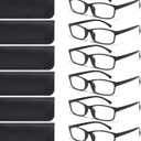 Gaoye Reading Glasses Men/Women, Eyeglasses, Blue Light Readers for Men/Women, Eye Glasses (Black)