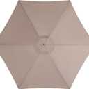 9 Feet Patio Umbrella Replacement Canopy for 6 Ribs, Market Umbrella Top, Yard Table Umbrella Top Cover,Universal Strong and Thick Umbrella Canopy,Canopy Only