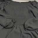 SCOMCHIC Women's Plus Size Fall Dresses Long Sleeve Square Neck Smocked Flowy A-Line Formal Wedding Guest Maxi Dress, 2XL, Black