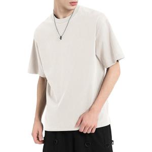 Men's Oversized T Shirts Cotton Unisex Loose Fit Tee Vintage Acid Washed Summer Casual Baggy Basic Tops (XX-Large)