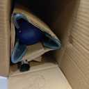 Household Essentials 5012-1 Portable 2-Tier Clothes Drying Rack Tri-pod | Dry Wet Laundry or Hang Clothes | Silver and Blue (Large)