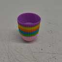 2 Inch Mini Size Silicone Baking Cups Muffin Cups, Reusable and Nonstick Mini Cupcake Liners, Chocolate Holders Truffle Cups, 24 Pack, 6 Vibrant Colors, Round