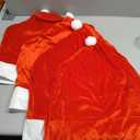 CCINEE 4pc Red Hat Dining Chair Slipcovers,Christmas Chair Back Covers Kitchen Chair Covers for Christmas Holiday Festival Decoration (60  50 cm)