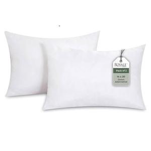 14 x 22 Pillow Insert - Down Alternative Throw Pillows Insert - Square Pillow Pack of 1 White - Bed & Couch Pillows - Inner Cushion for Bed, Cushion for Living Room